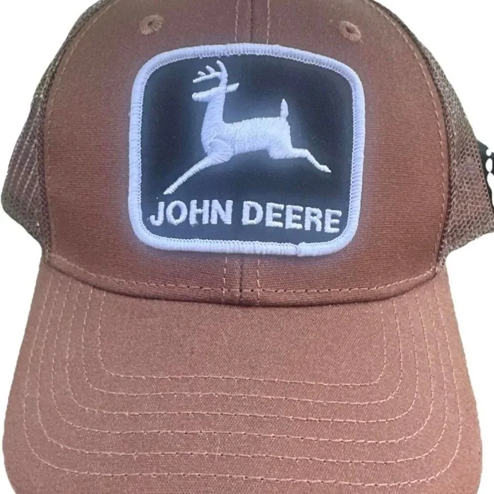 John-deere Men's Brown and Tan Hat